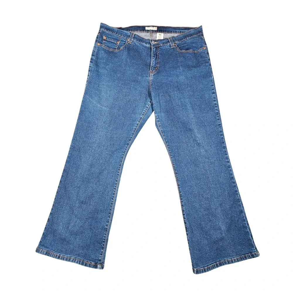 Y2K 2007 Levi's 512 Perfectly Slimming Bootcut Jeans‎ Women's 22S Plus Size Blue